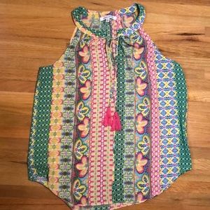 Brightly colored tank top!